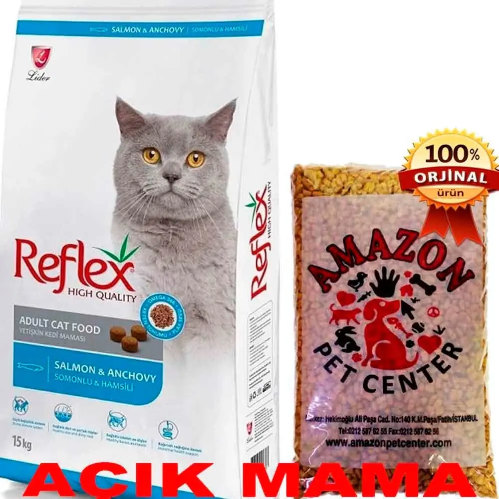 Reflex Hamsili Kedi Maması Açık 1 Kg