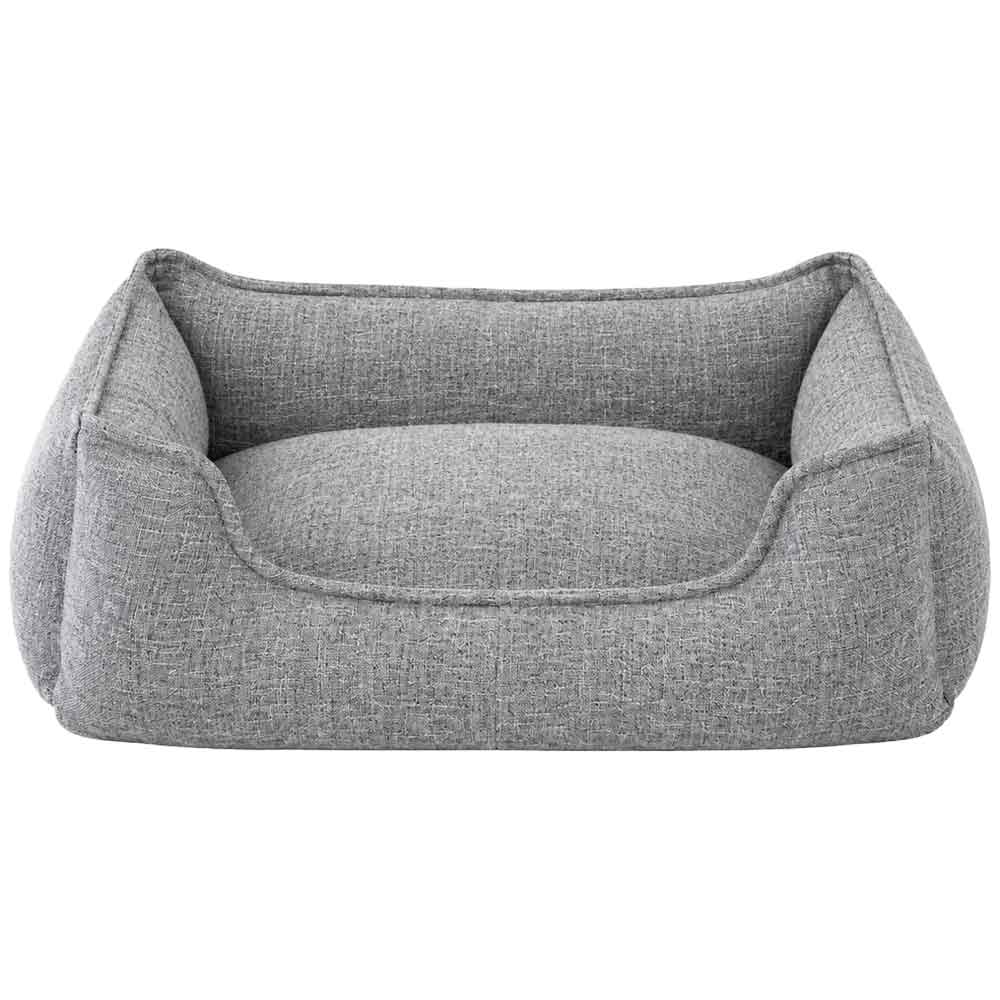 Pet Pretty Kedi Köpek İçin Koltuk Yatak Keten Gri 55x40x15 Cm