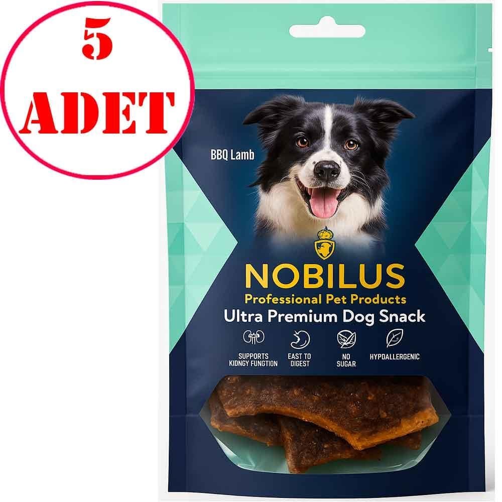 Nobilus Köpek Ödül Maması Barbekü Soslu Kuzulu Etli 80 Gr 5 AD
