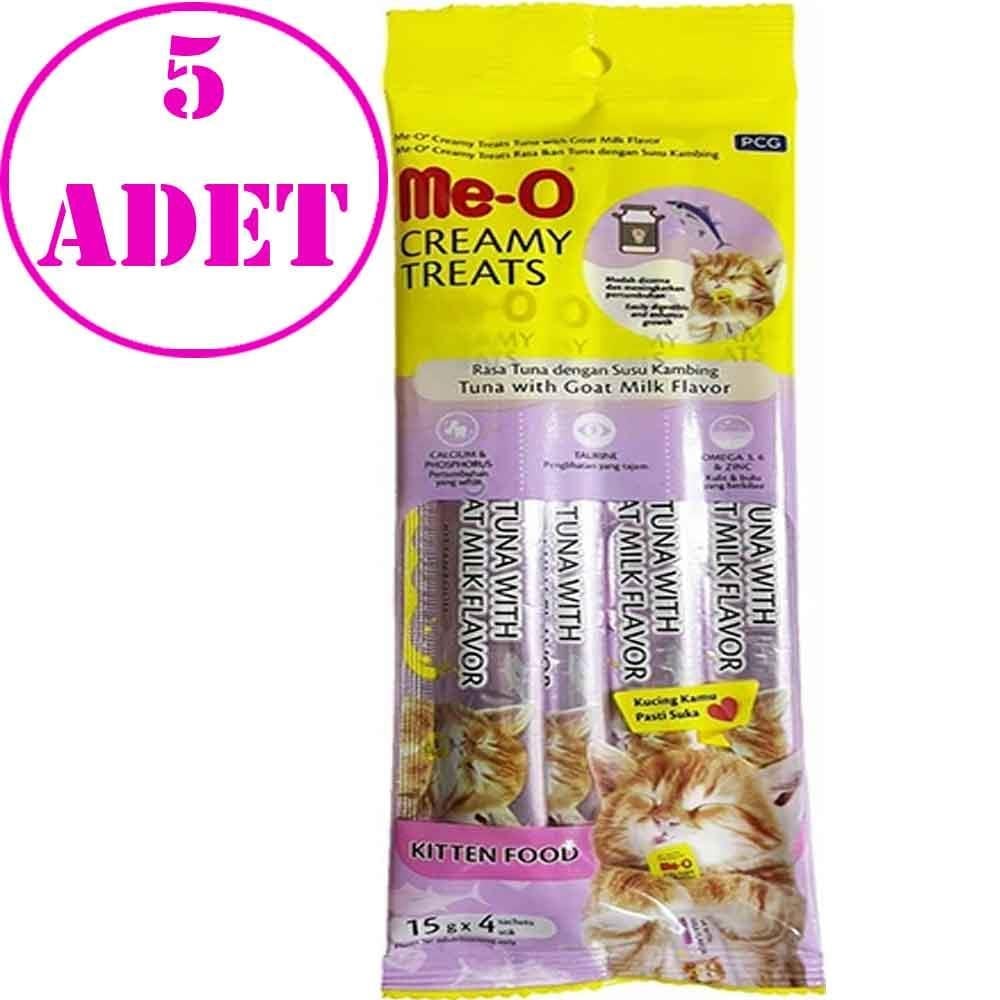 Meo Yavru Kedi Ödülü Krema Ton Balıklı ve Keçi Sütlü 4x15 gr 5 AD