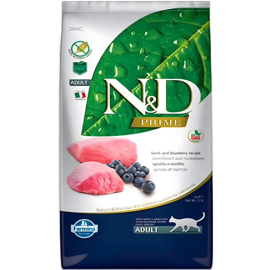 ND Kuzu Ve Yaban Mersinli Kedi Maması Tahılsız 10 kg