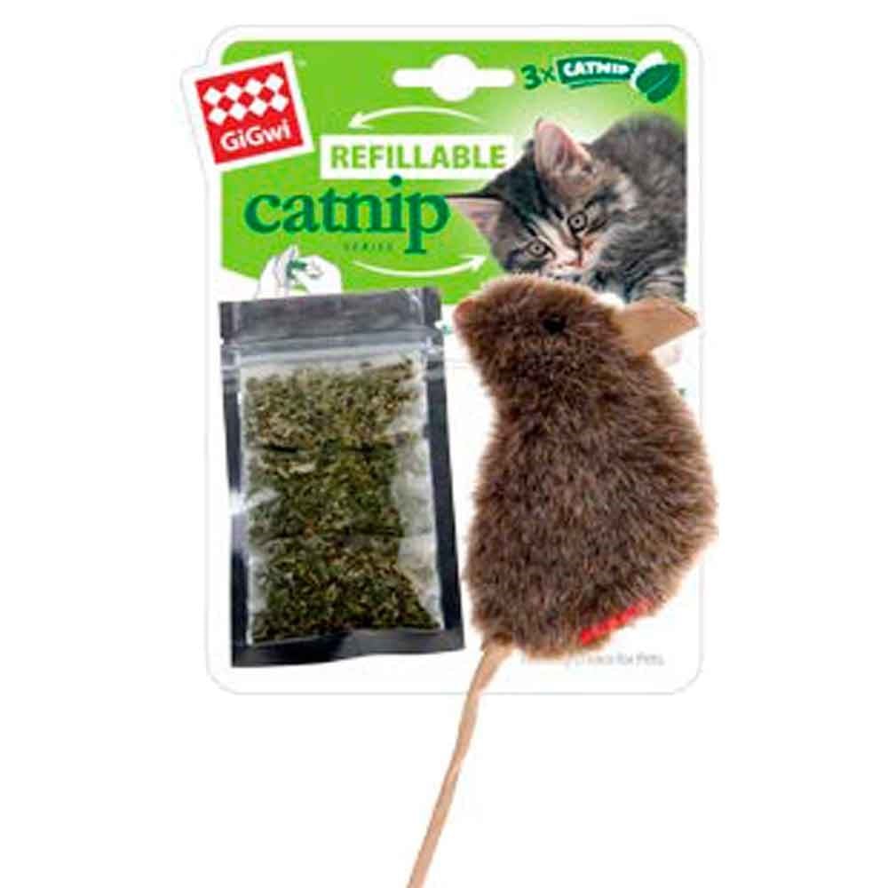 Gigwi Kedi Oyuncağı Catnip Hazneli Fare