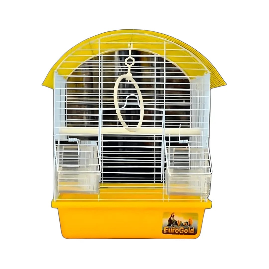 Euro Gold Kuş Kafesi Oval Çatı Karışık Renkli 1216A