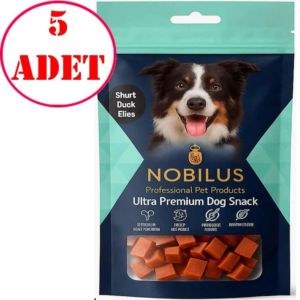 Nobilus Köpek Ödül Maması Ördekli Küpler 80 Gr 5 AD