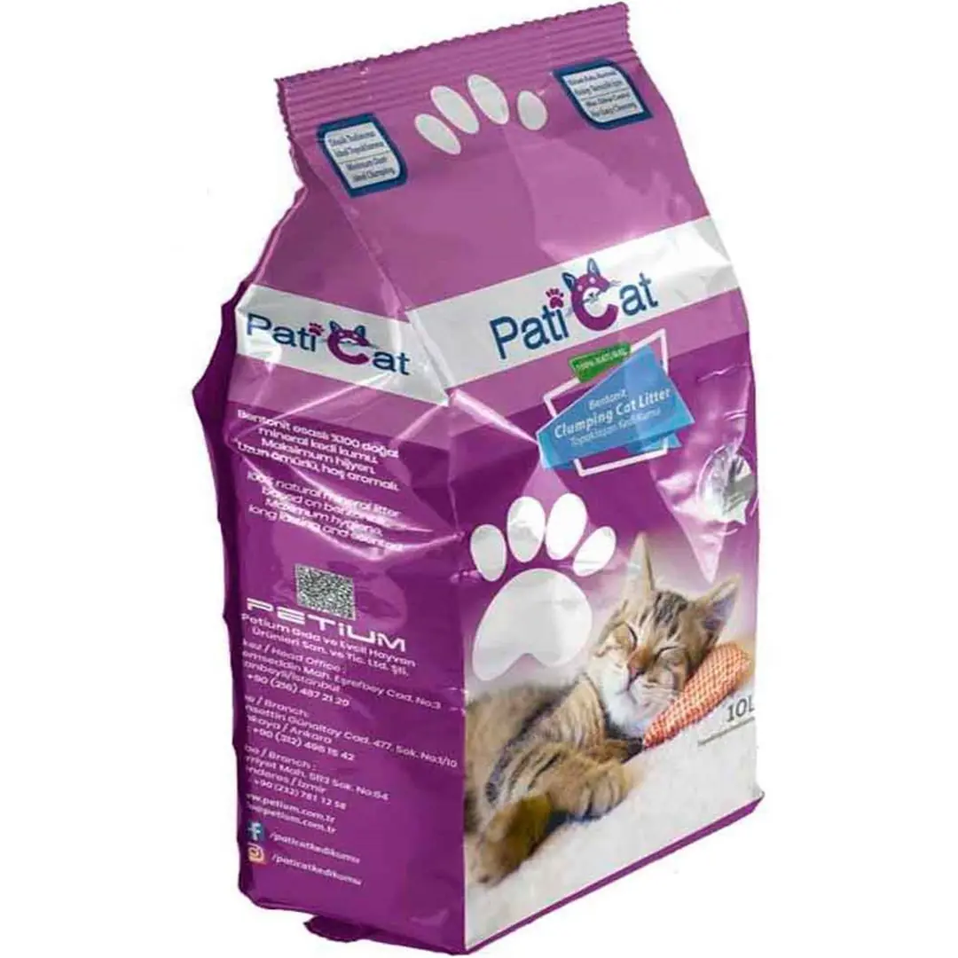 PatiCat Kedi Kumu Lavantalı Doğal İnce Taneli 10 Lt