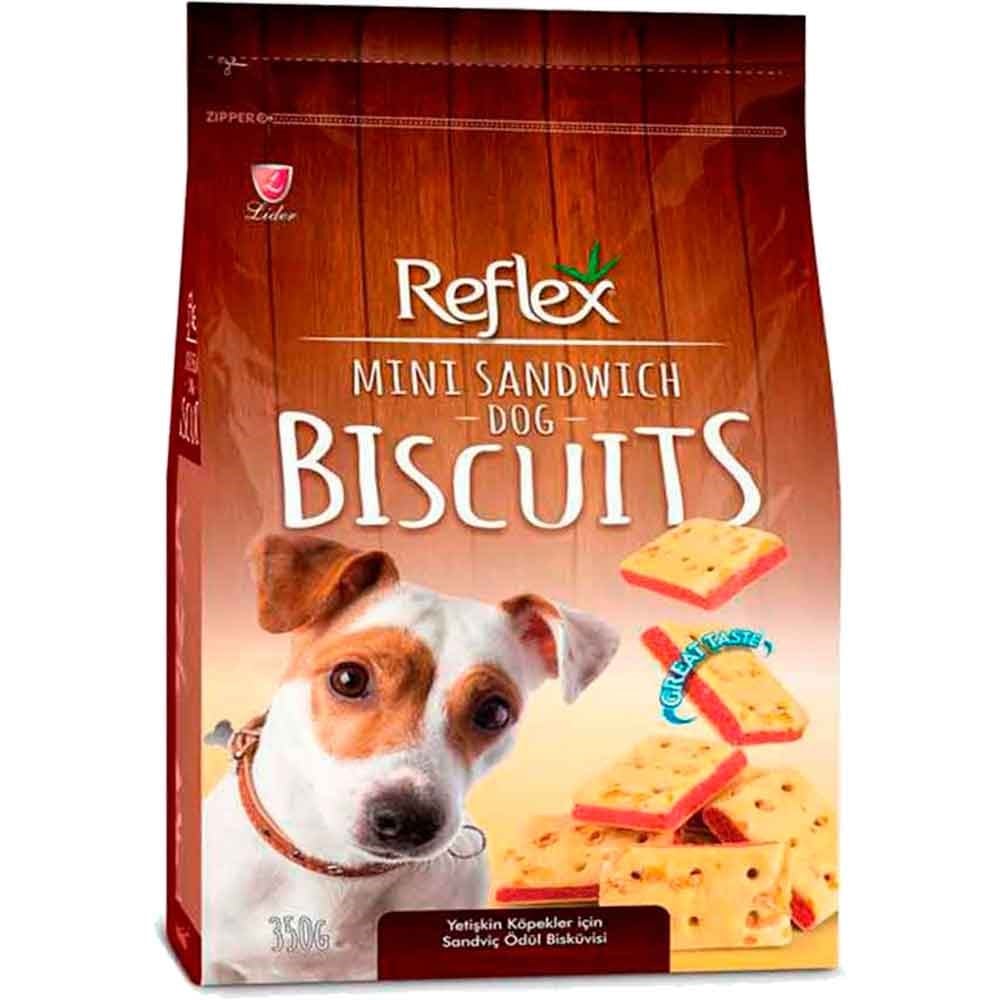Reflex Sandviç Kare Peynirli Köpek Ödül Bisküvisi 350 Gr