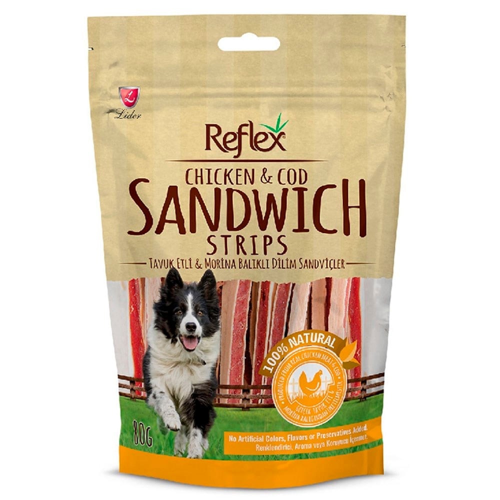 Reflex Chicken Sandviç Stripts 80 Gr