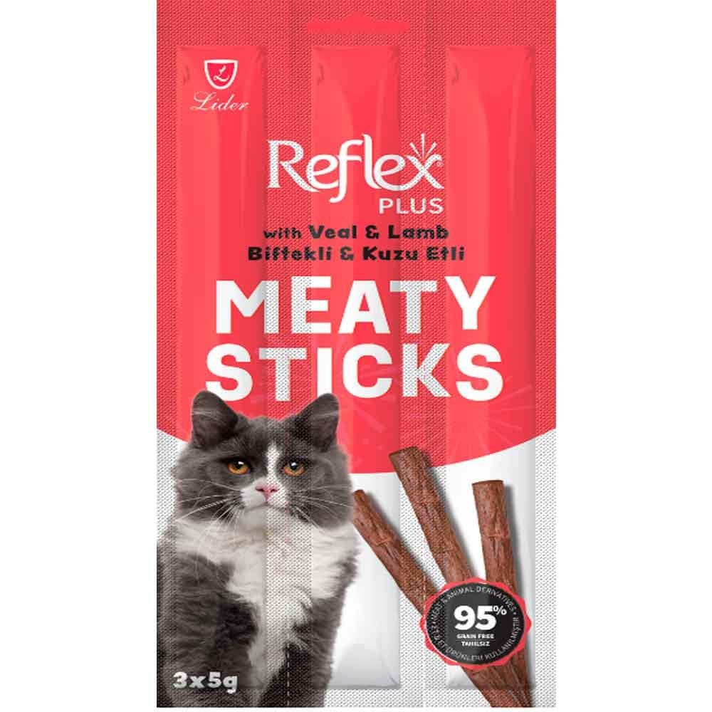Reflex Biftekli Kuzulu Kedi Ödül Çubuğu 5 Gr 3 Adet
