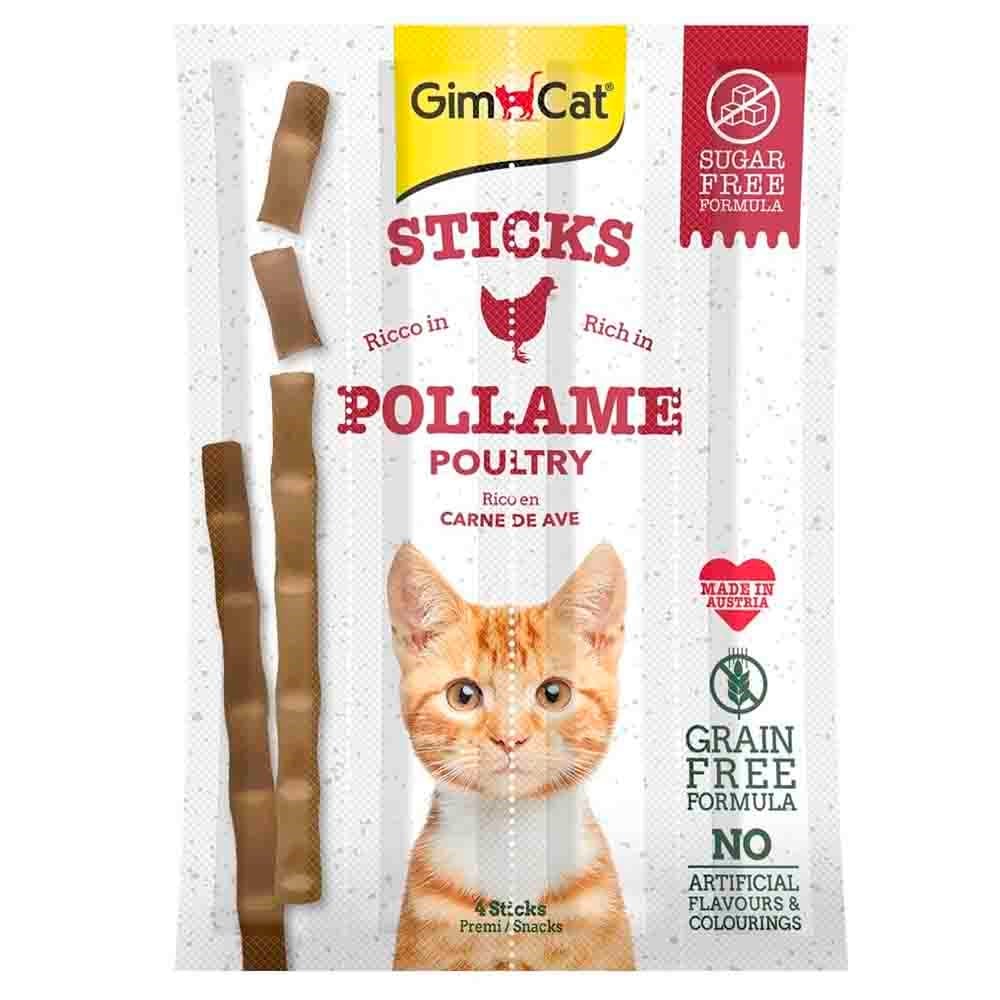 Gim Cat Kediler için Tavuklu ve Ciğerli Ödül Çubukları 4 Parça 20 Gr