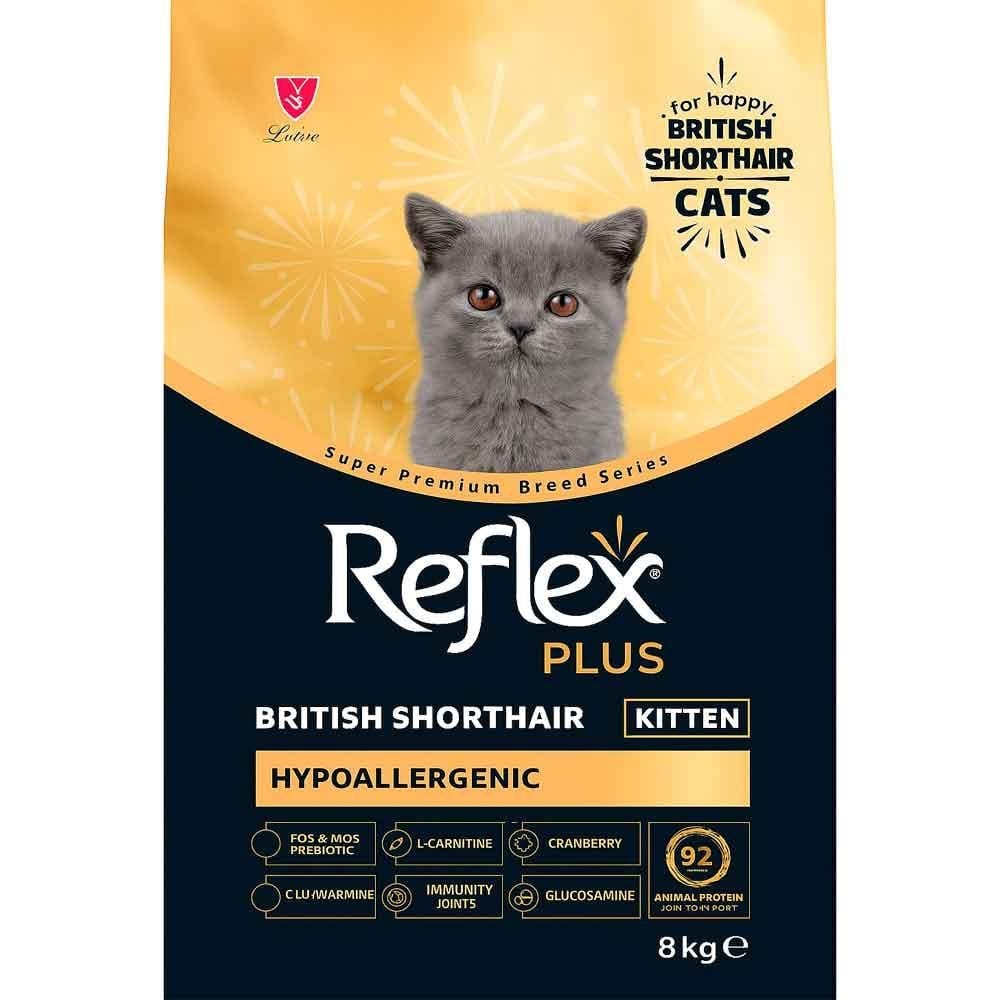 Reflex Plus British Shorthair Yavru Kedi Maması 8 Kg