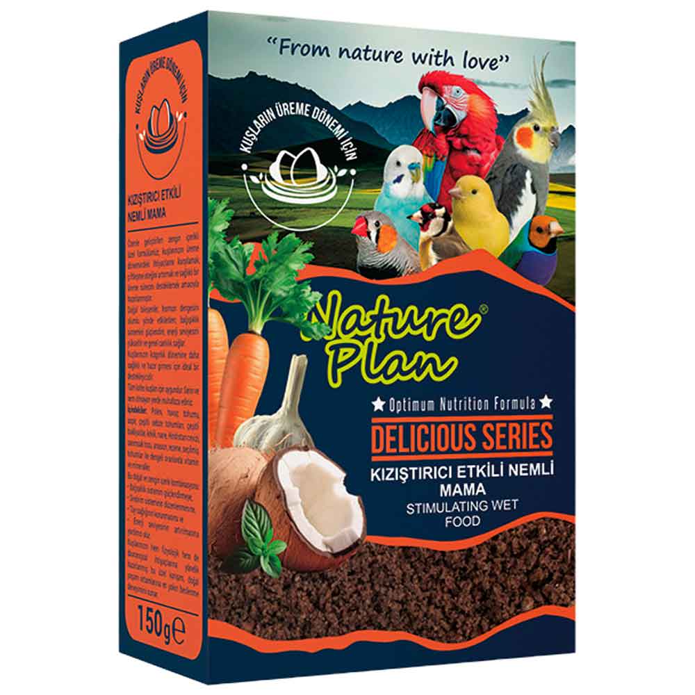 Nature Plan Kızıştırıcı Etkili Kuş Maması 150 Gr