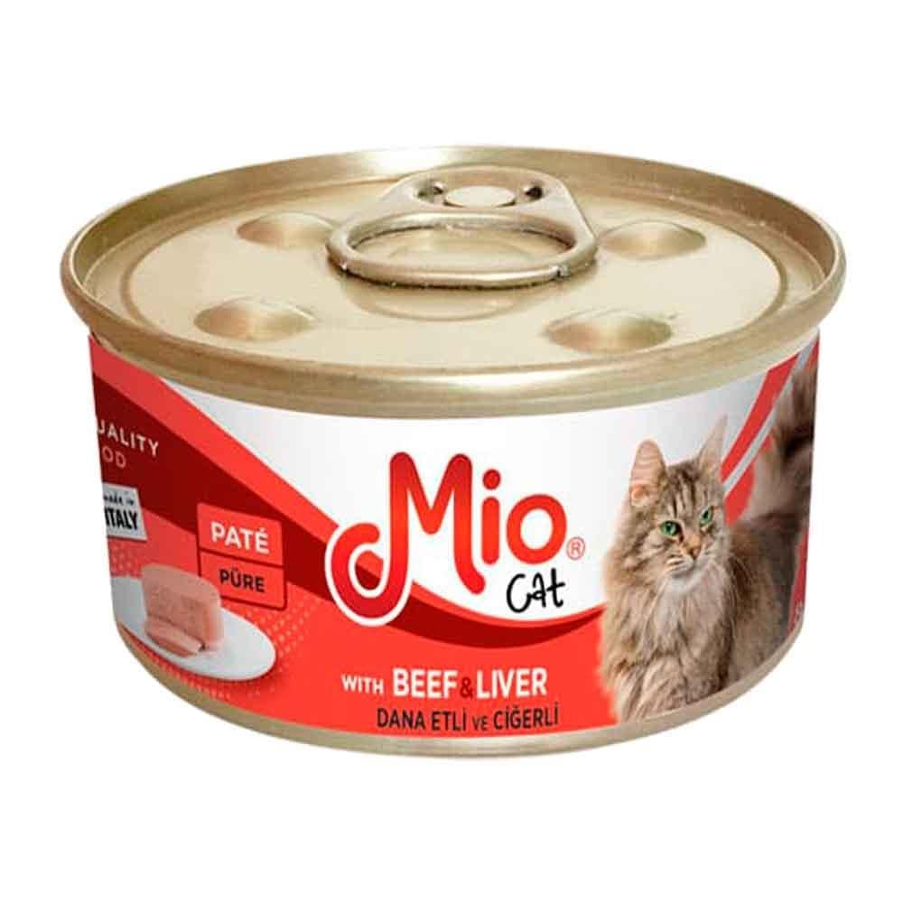 Mio Dana Etli ve Ciğerli Yetişkin Kedi Konservesi 85 Gr