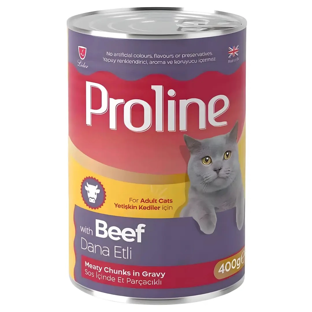 Proline Kedi Konserve Maması Biftekli 400 Gr