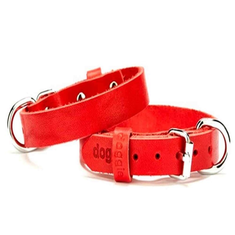 Doggie Deri Boyun Tasması Kırmızı SBT-2010 M