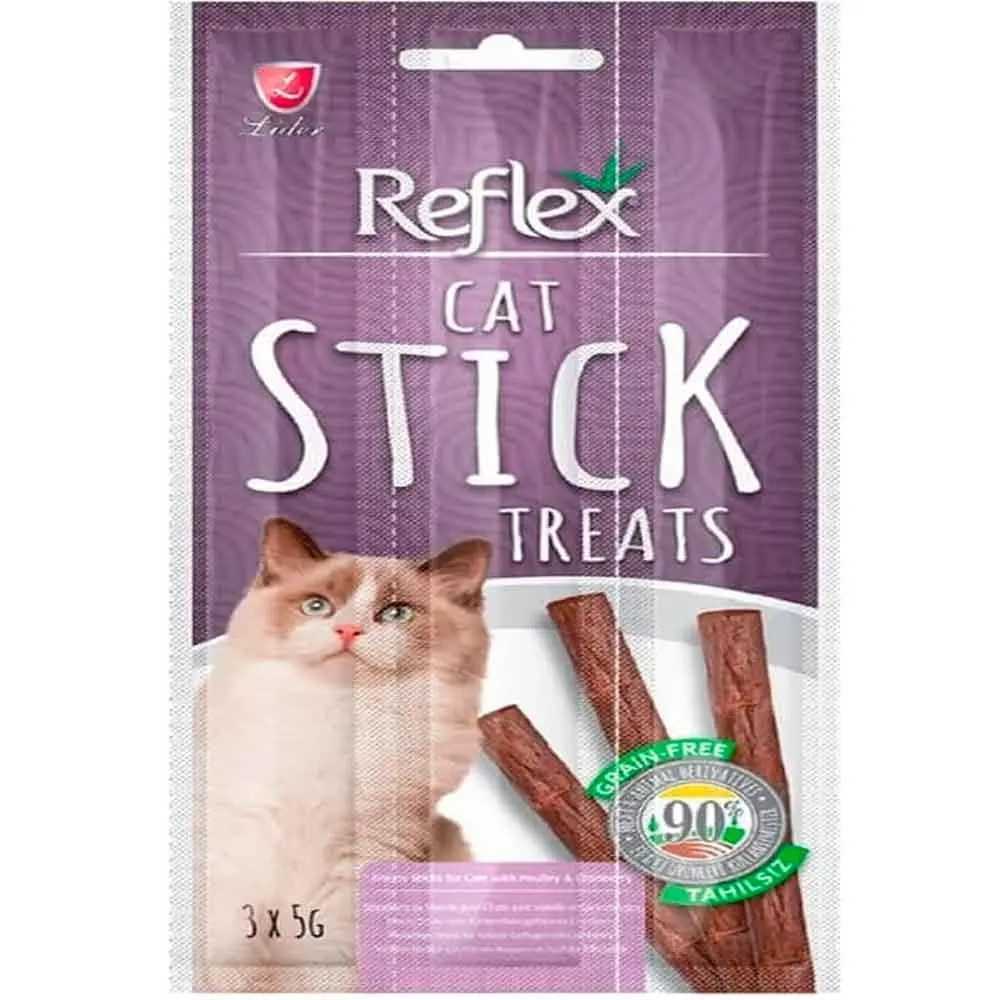Reflex Kümes Hayvanlı Kedi Ödül Çubuğu 5 Gr 3 Adet