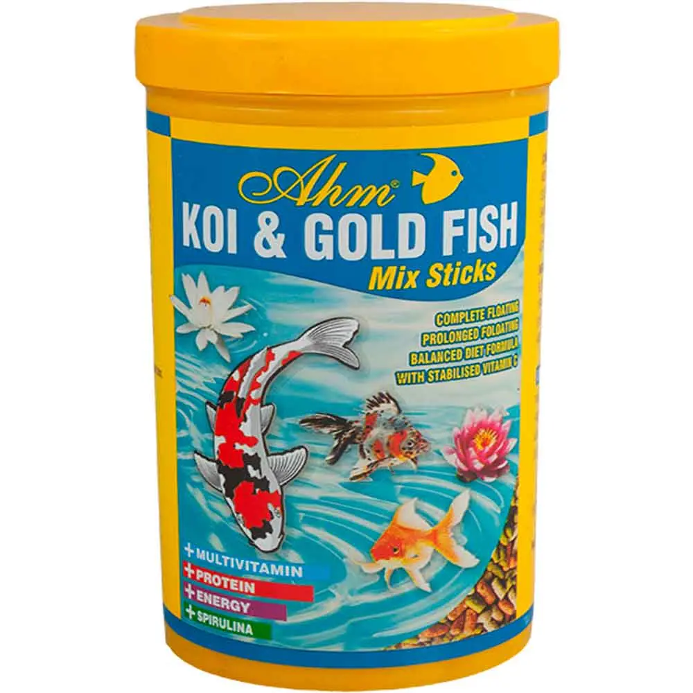Ahm Pond Mix Sticks Koi Ve Japon Balığı Yemi 1000 ml