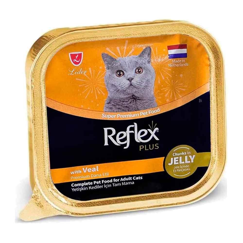 Reflex Plus Jöleli Dana Etli Kedi Konservesi 85 GR
