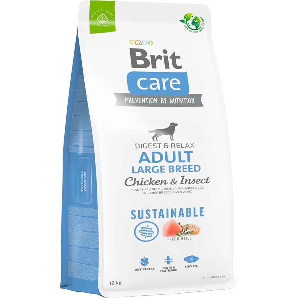Brit Care Digest Relax Tavuklu Böcek Proteinli Büyük Irk Yetişkin Köpek Maması 12 Kg