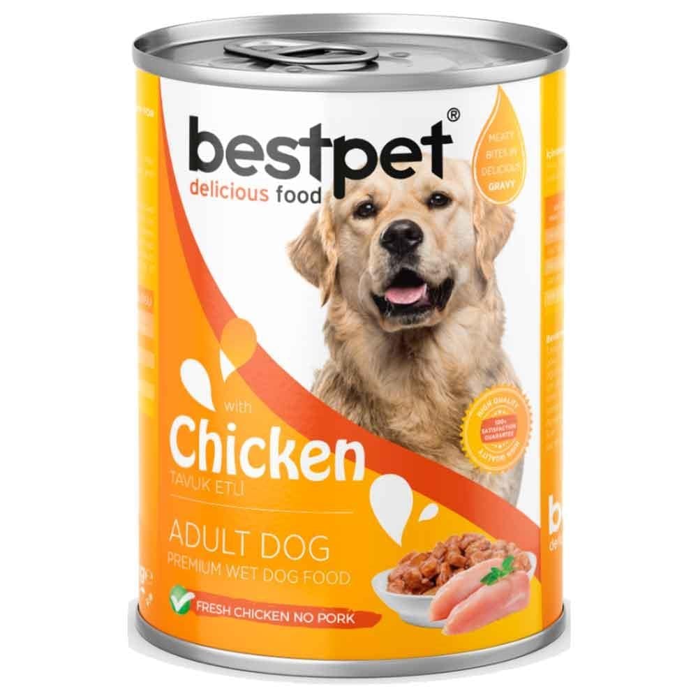 Best Pet Sos İçinde Parça Tavuk Etli Yetişkin Köpek Konservesi 400 Gr