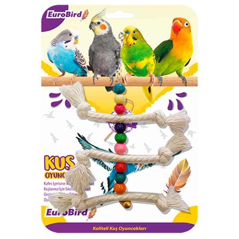 Euro Bird Kuş Oyuncağı Üçlü İp Merdiven KY50