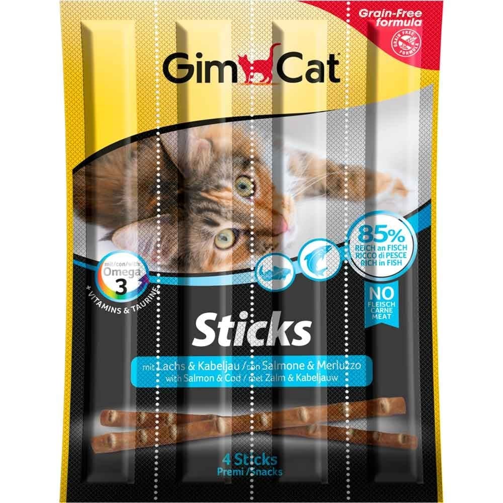 Gim Cat Sticks Alabalıklı ve Somonlu 4 Parça