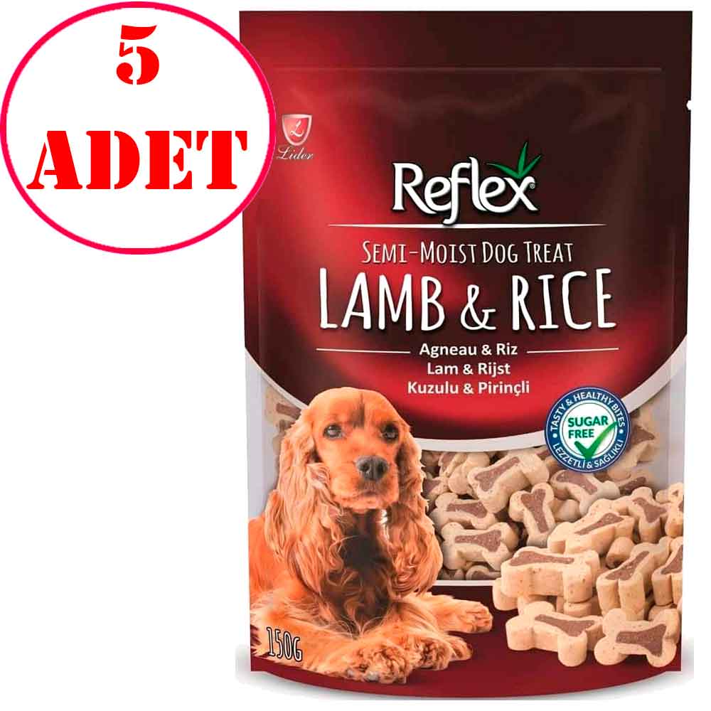 Reflex Kuzulu ve Pirinçli Yumuşak Köpek Ödülü 150 Gr 5 AD