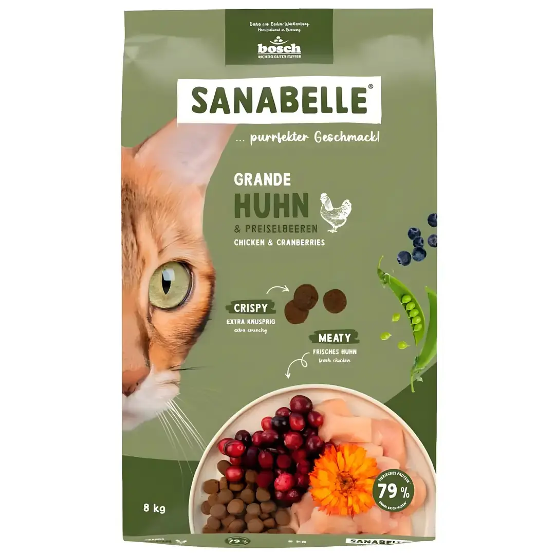 Sanabelle Grande Tahılsız Tavuklu Kedi Maması 8 Kg