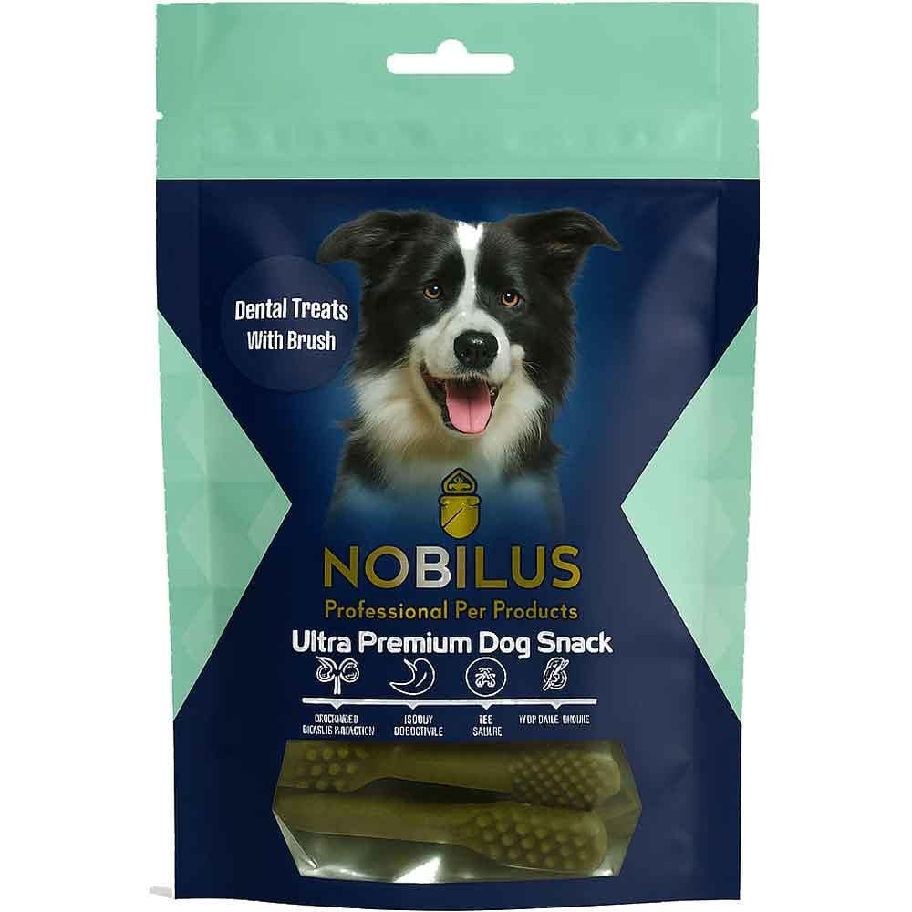 Nobilus Köpek Diş Temizleyici Ödül Maması Fırça Şekilli 80 Gr