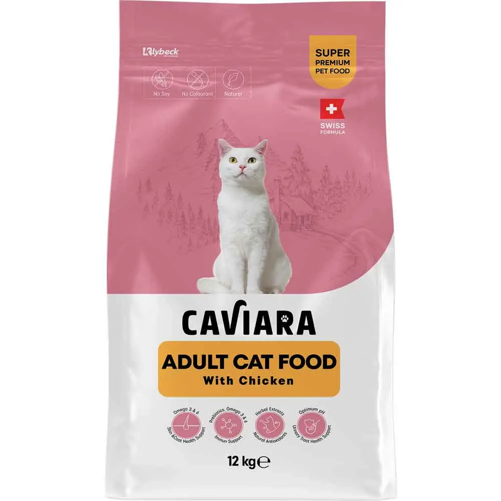 Caviara Kedi Maması Tavuklu 12 Kg
