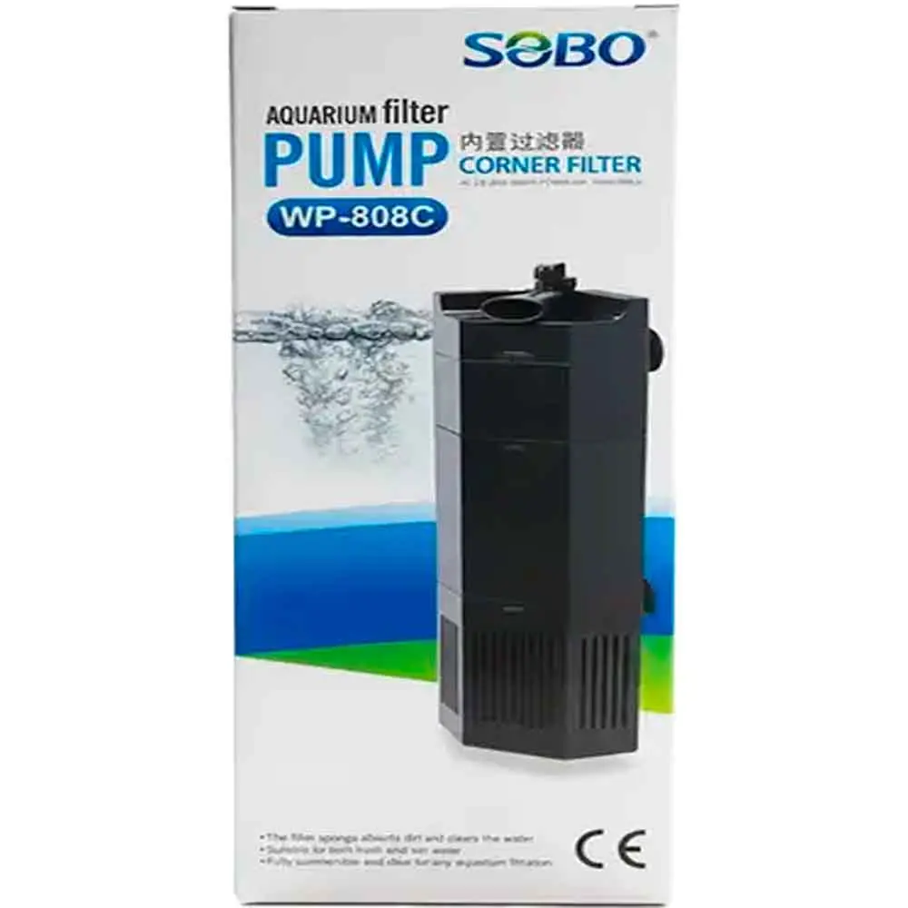 Sobo Akvaryum Köşe İç Filtre 800 L/H 15 W