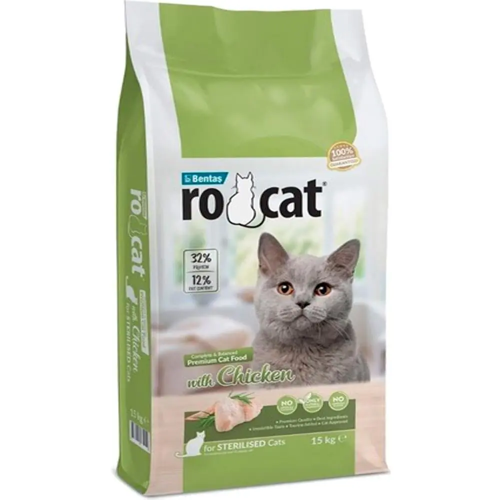 Ro Cat Sterilised Kedi Maması Tavuklu 15 Kg