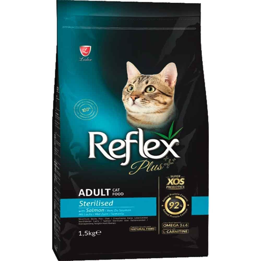 Reflex Plus Somonlu Kısırlaştırılmış Kedi Maması 1,5 Kg