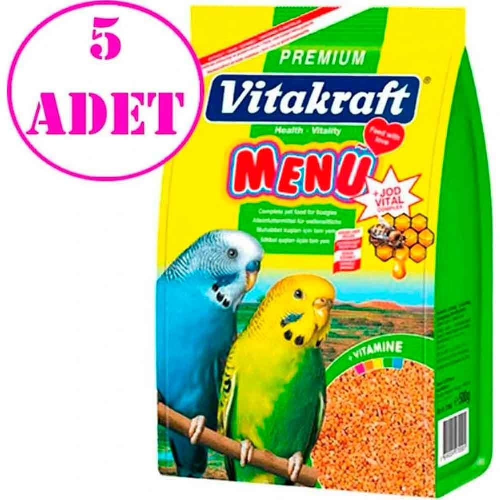 Vitakraft Menü Premium Muhabbet Kuşu Yemi 1000 Gr 5 AD