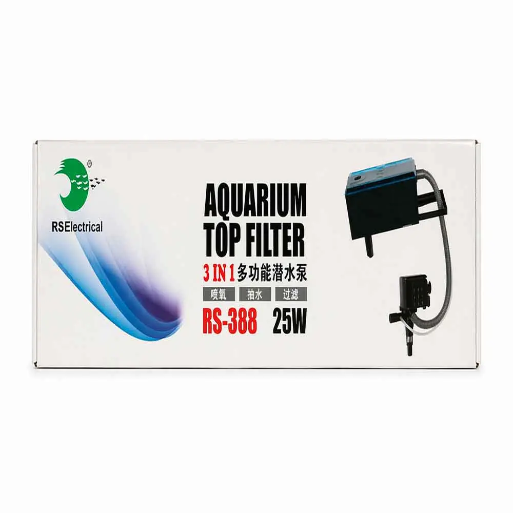 RS 388 Akvaryum Tepe Filtre 1750 L/H 25 W