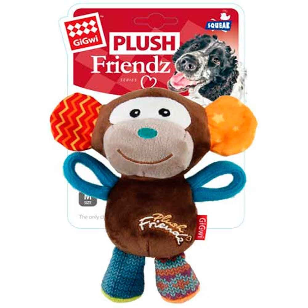 Gigwi Köpek Oyuncağı Plush Friendz Sesli Peluş Maymun