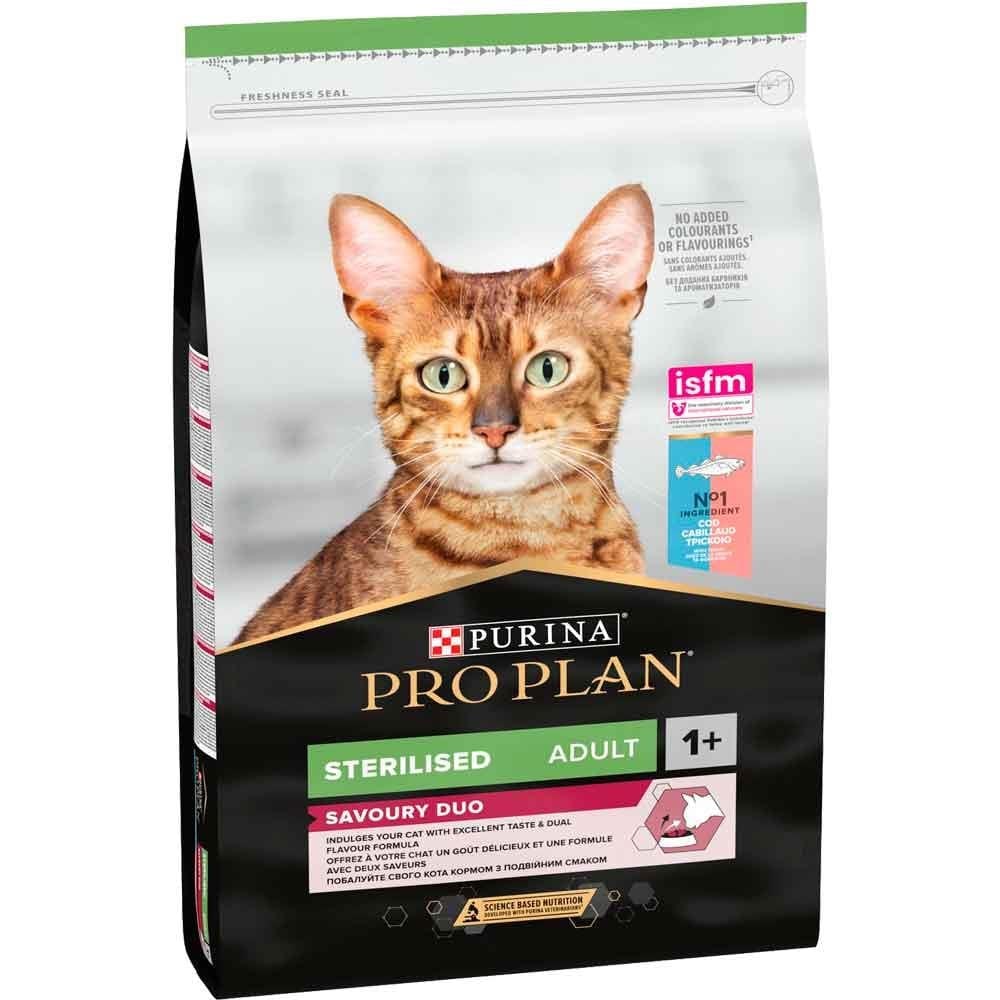 ProPlan Sterilised Kedi Maması Morina ve Alabalıklı 10 Kg