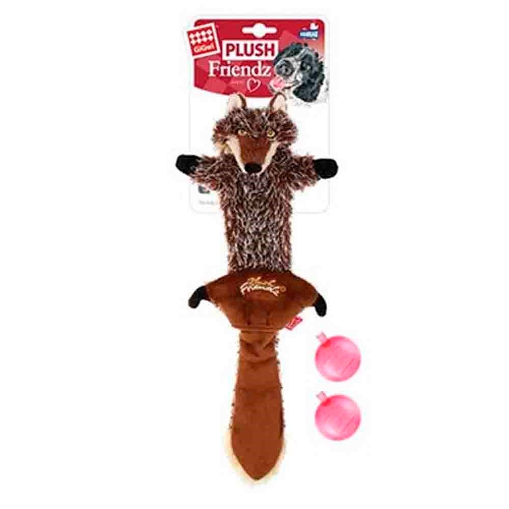 GiGwi Plush Friendz Kurt Peluş Köpek Oyuncağı Sesli