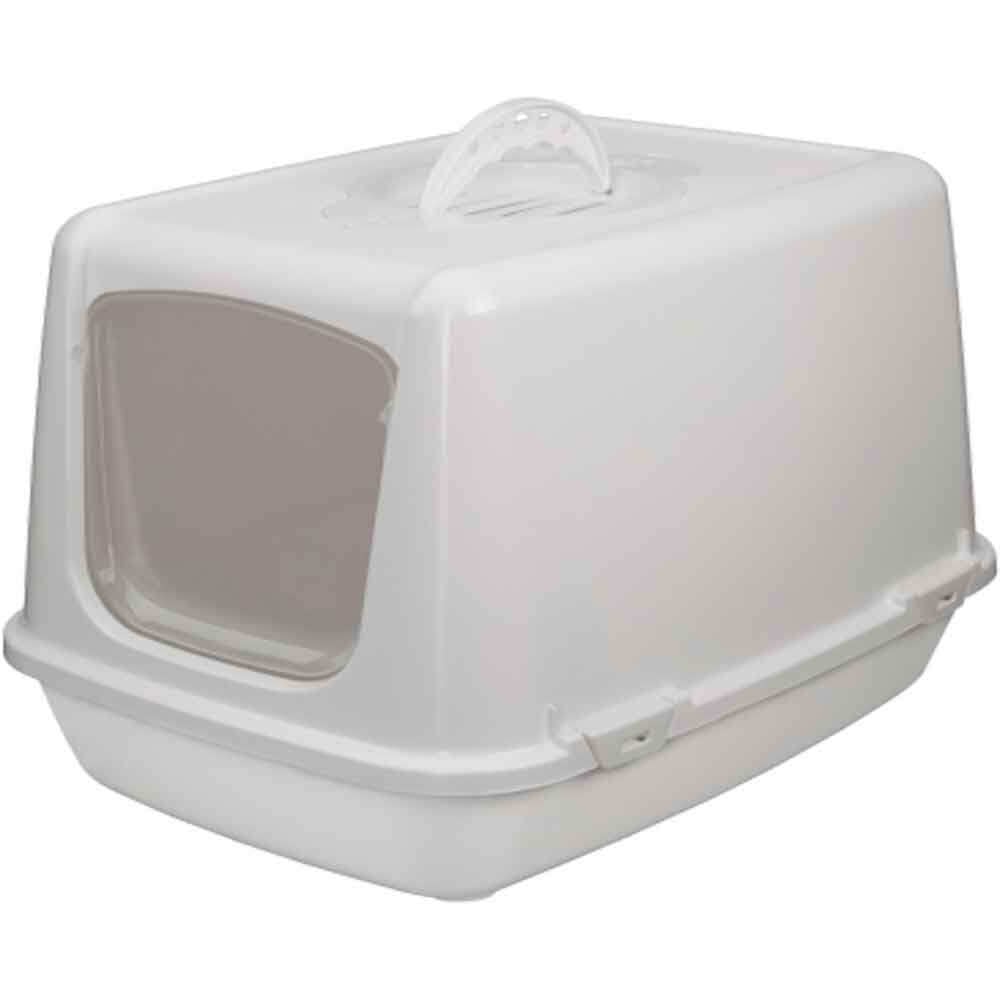 Amazon Kapalı Kedi Tuvaleti Beyaz