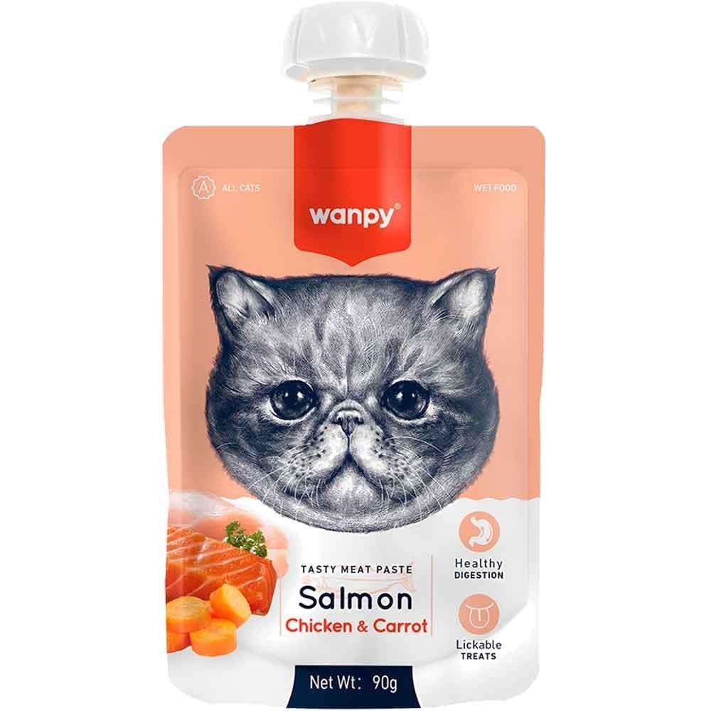 Wanpy Kedi Ödülü Somonlu Tavuklu Ezme 90 Gr