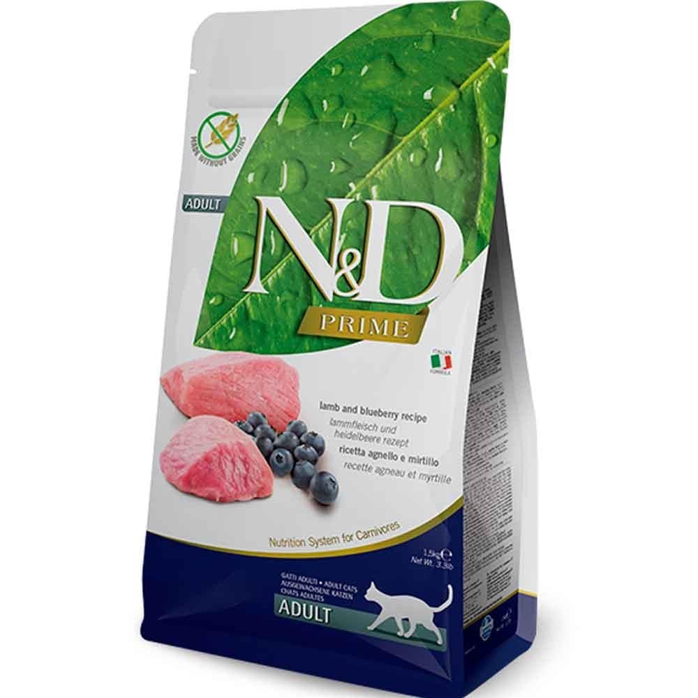 ND Tahılsız Kuzu Etli Yaban Mersinli Kedi Maması 300 GR