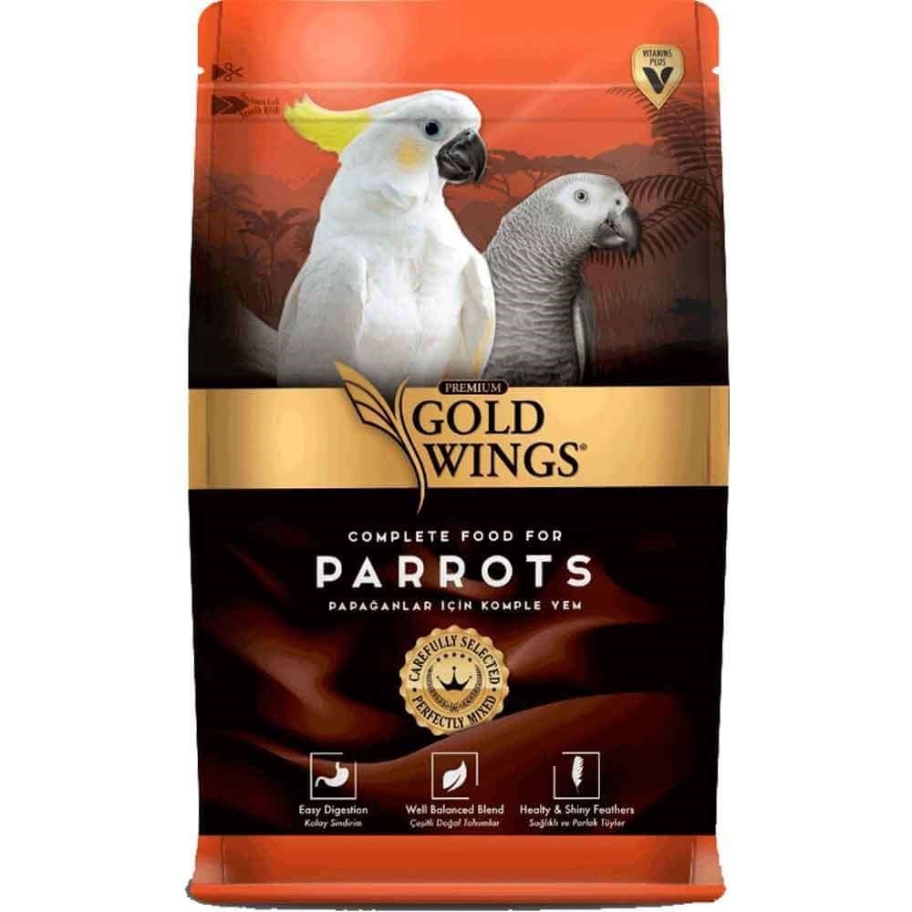 Gold Wings Premium Papağan Yemi 1 Kg