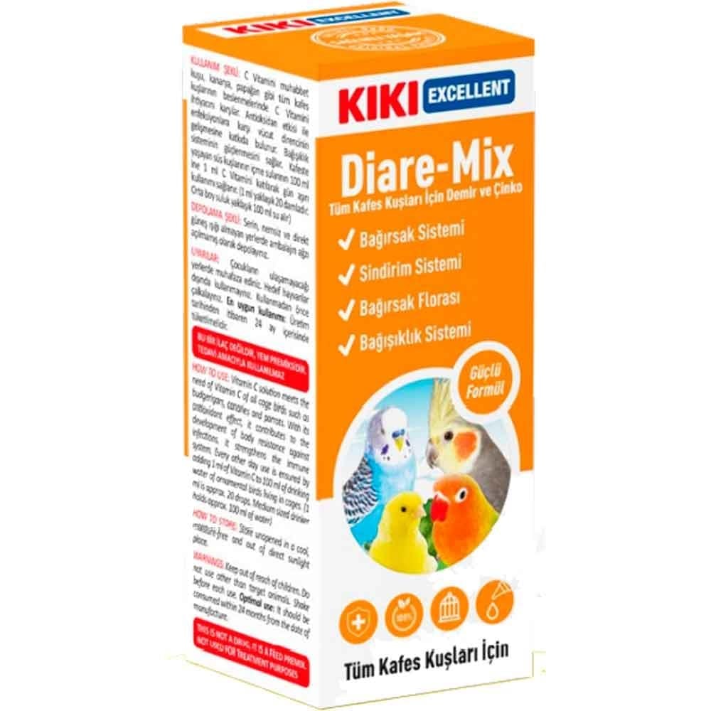 KIKI Excellent Kuşlar İçin Diare-Mix 25 ML
