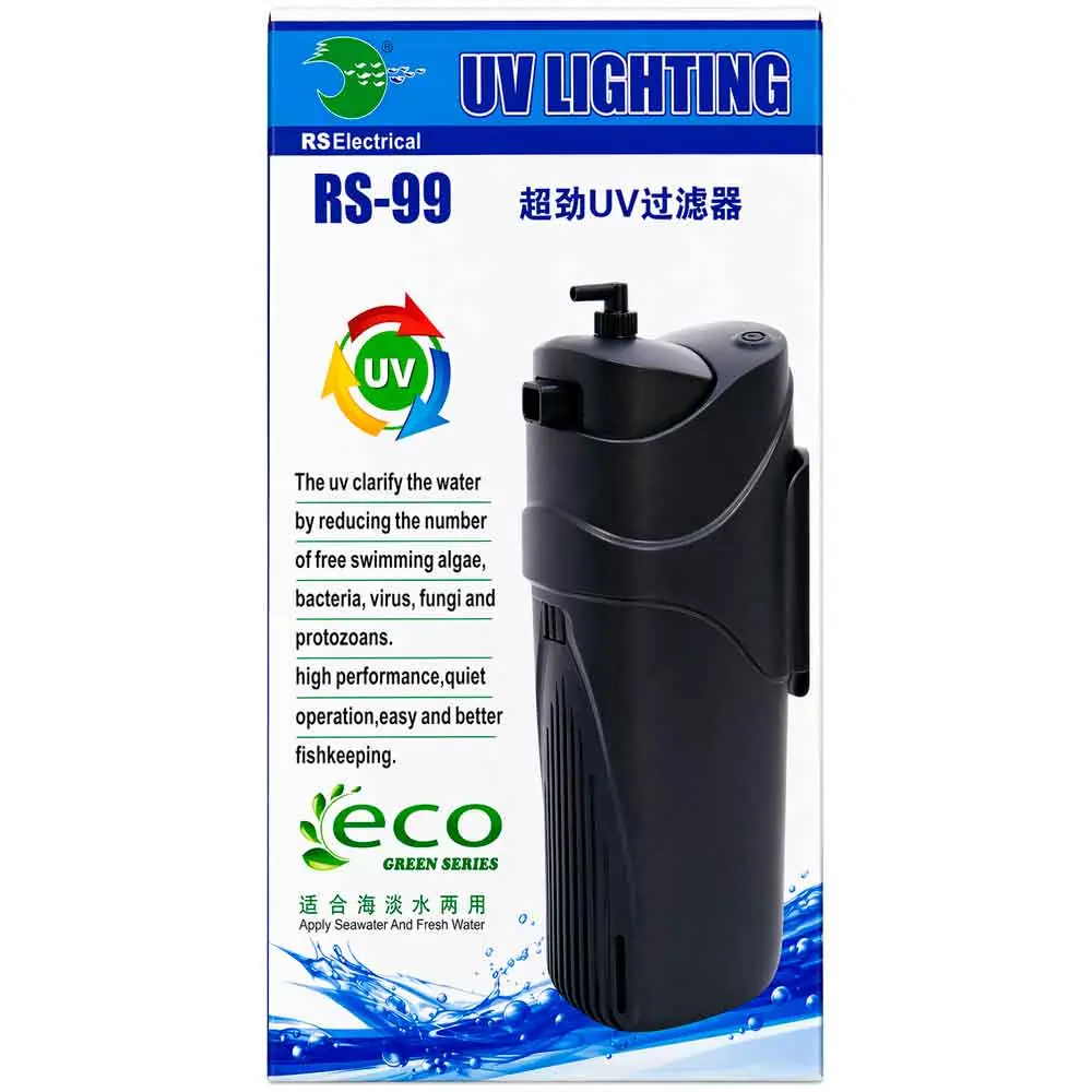 RS 99 UV’li Akvaryum İç Filtre 800 L/H 8 W