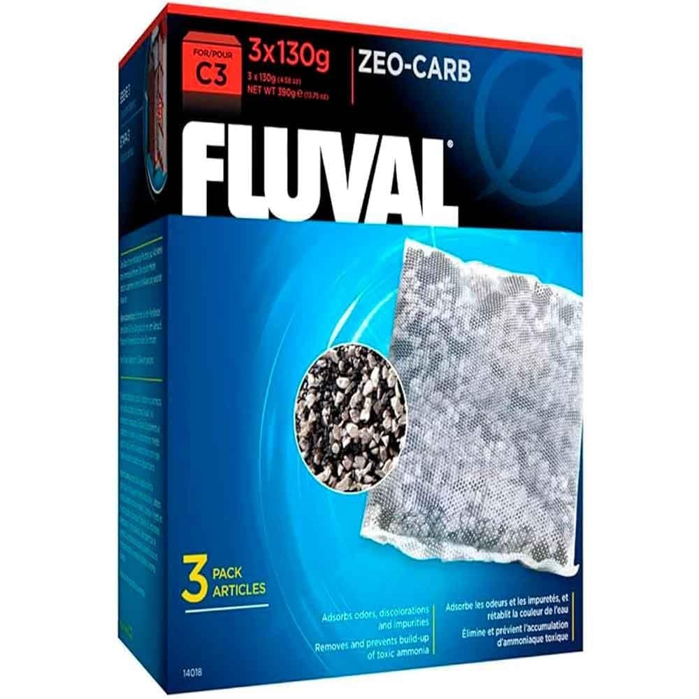 Fluval Zeo Karbon C3 3x130 Gr Akvaryum Filtre Malzemesi