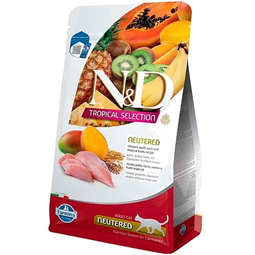 ND Tropical Selection Tavuklu Kısırlaştırılmış Kedi Maması 300 Gr