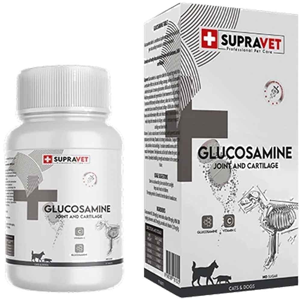 Supravet Glucosamine Köpek Eklem ve Kas Sağlığı C Vitamini 75 Tablet