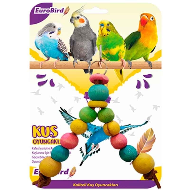 Euro Bird Kuş Oyuncağı V Şekilli Boncuk KY62