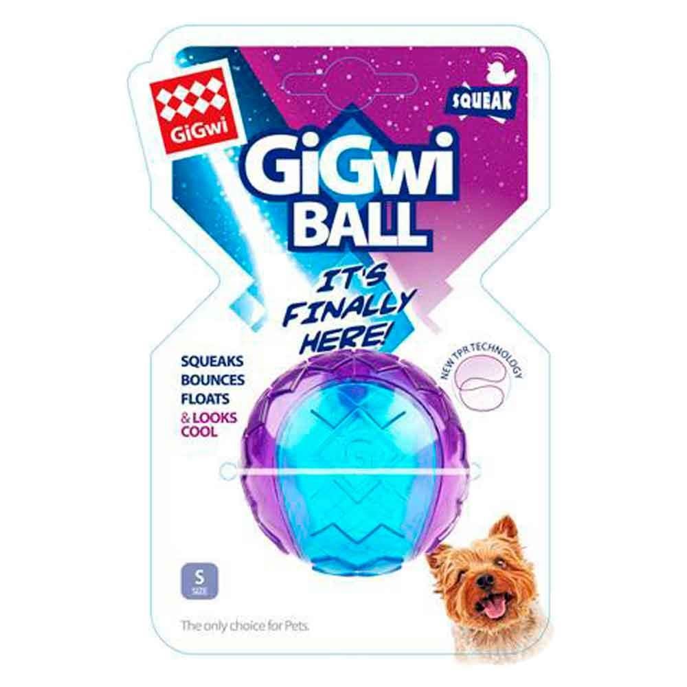 Gigwi Köpek Oyuncağı Gigwi Ball Sert Top 5 cm Şeffaf