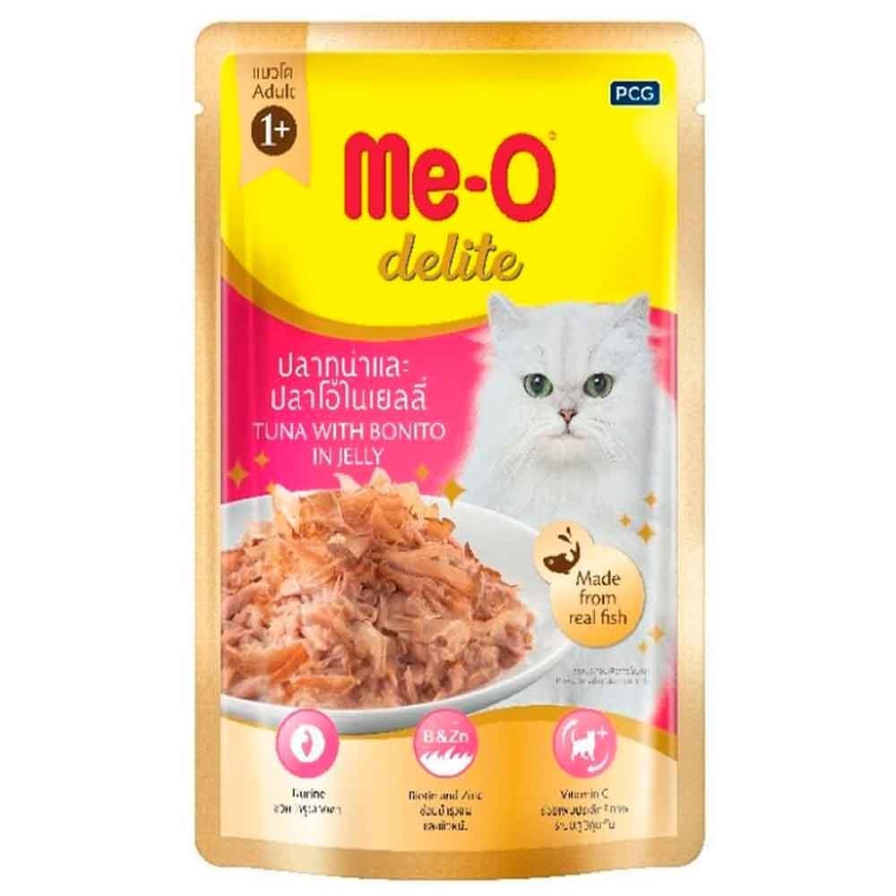 Me-O Delite Pouch Kedi Konservesi Palamut ve Ton Balıklı 70 Gr