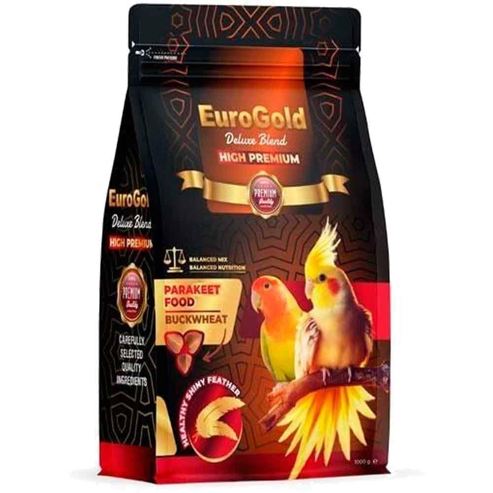 EuroGold Deluxe Blend Paraket Yemi Kara Buğday Katkılı 1 Kg